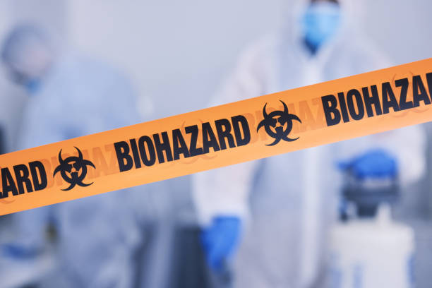 Professional Biohazard Cleanup technician working in Paris, AR